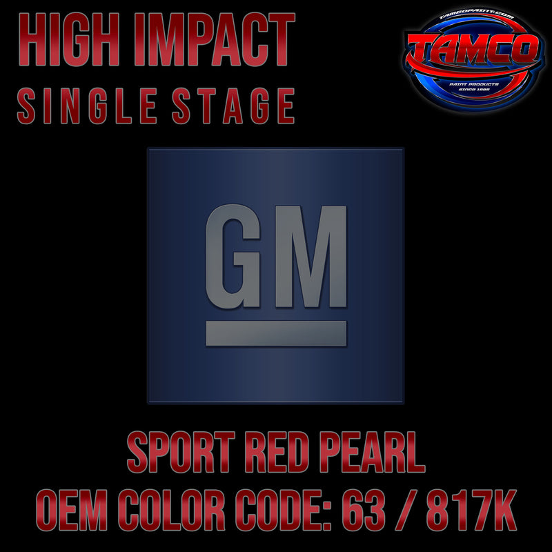 GM Sport Red | 63 / 817K | 2003-2010 | OEM High Impact Single Stage