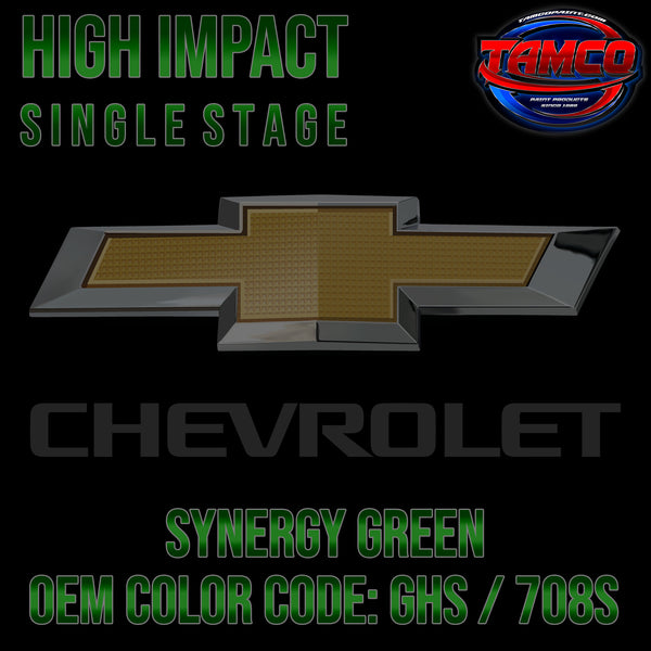 Chevrolet Synergy Green Metallic | GHS / 708S | 2010-2017 | OEM High Impact Single Stage