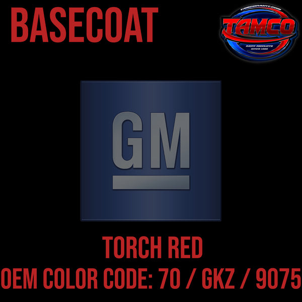 GM Torch Red | 70 / GKZ / 9075 | 1990-2023 | OEM Basecoat