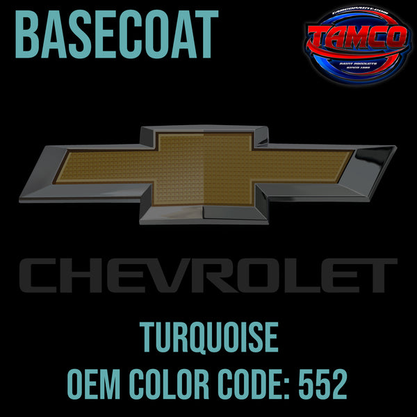 Chevrolet Turquoise | 552 | 1954 | OEM Basecoat