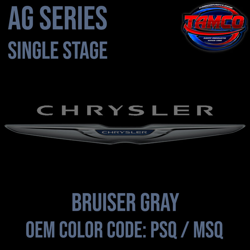 Chrysler Bruiser Gray | PSQ / MSQ | 2016-2019 | OEM AG Series Single Stage