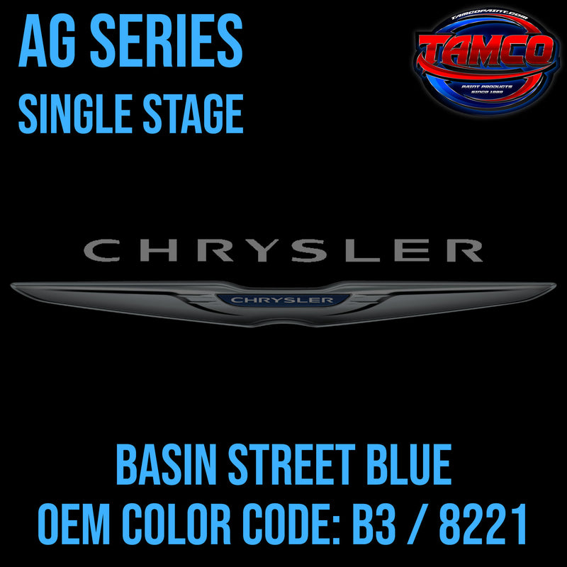 Chrysler Basin Street Blue | B3 / 8221 | 1972-1983 | OEM AG Series Single Stage