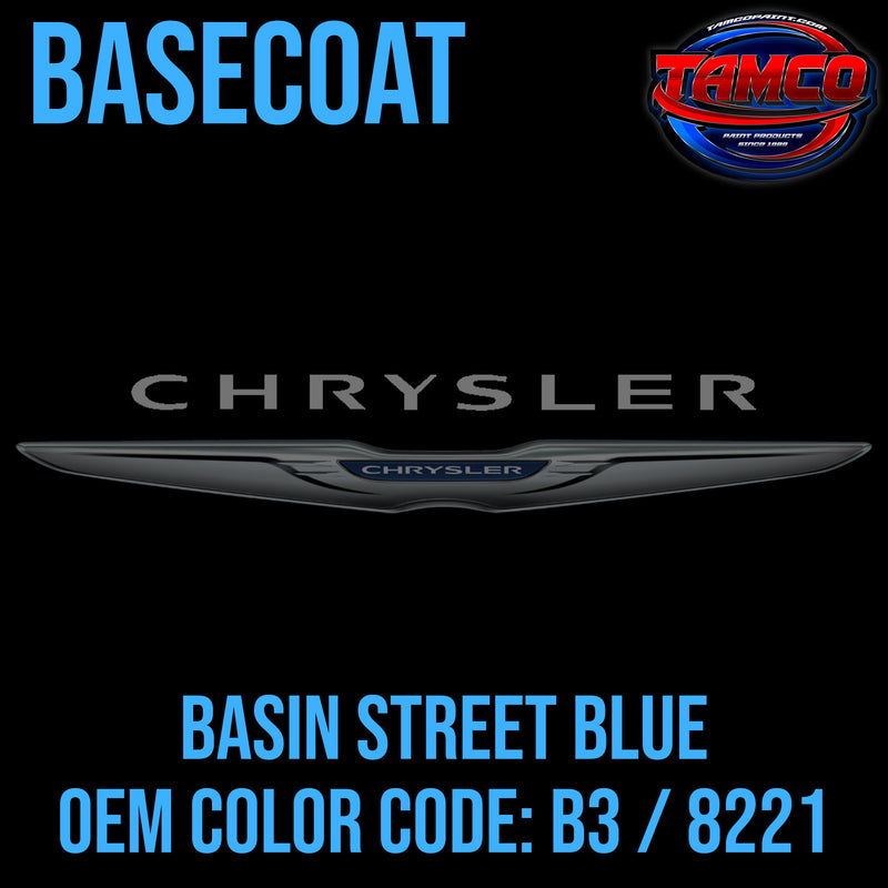 Chrysler Basin Street Blue | B3 / 8221 | 1972-1983 | OEM Basecoat