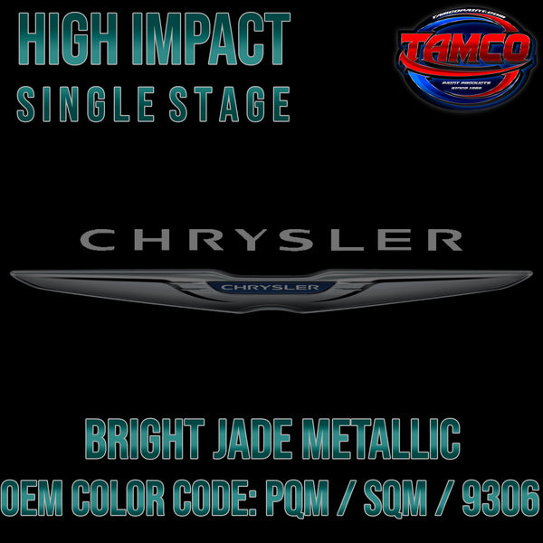 Chrysler Bright Jade Metallic | PQM / SQM / 9306 | 1996-1999 | OEM High Impact Single Stage