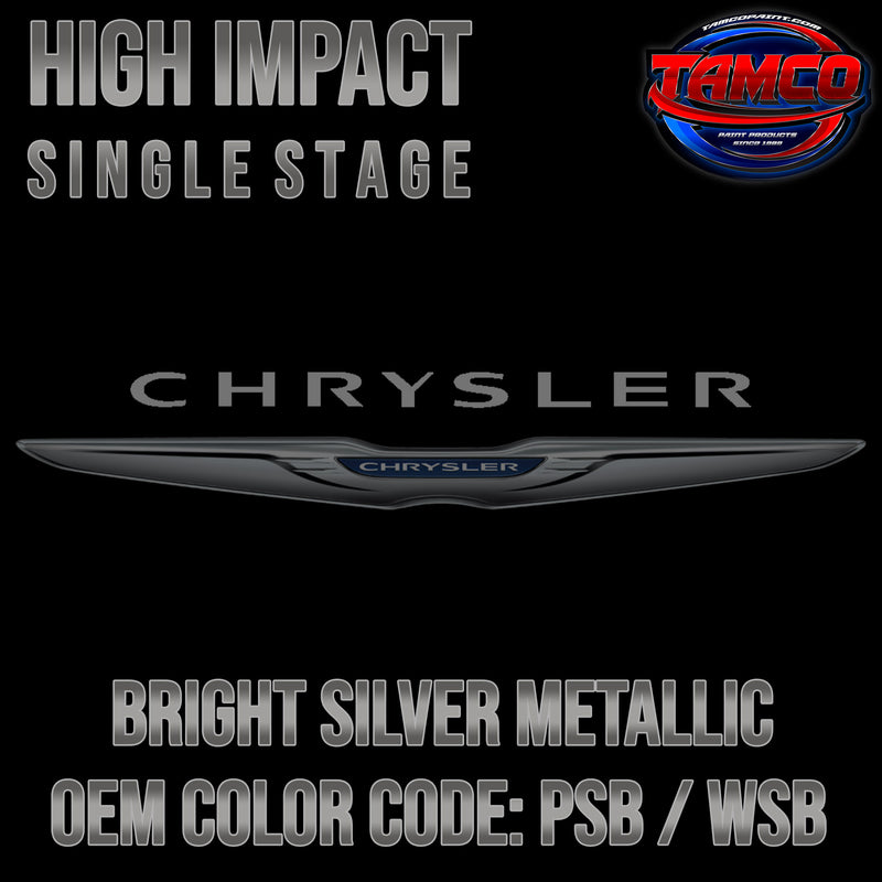 Chrysler Bright Silver Metallic | PSB / WSB | 2001-2007 | OEM High Impact Single Stage