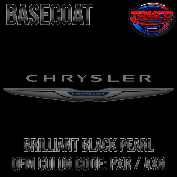 Chrysler Brilliant Black Pearl | PXR / AXR | 2003-2022 | OEM Basecoat