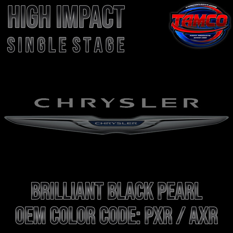 Chrysler Brilliant Black Pearl | PXR / AXR | 2003-2022 | OEM High Impact Single Stage