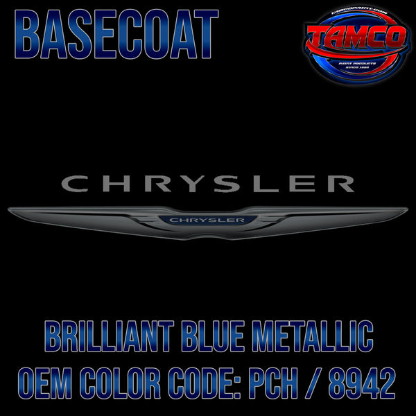Chrysler Brilliant Blue Metallic | PCH / 8942 | 1994-1998 | OEM Basecoat