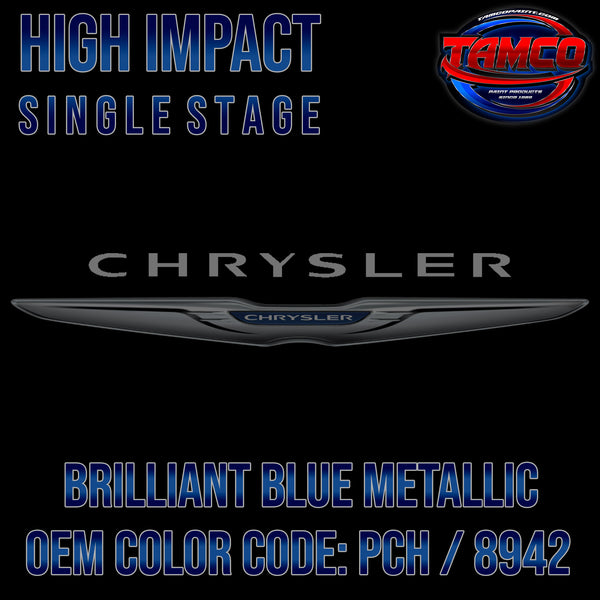 Chrysler Brilliant Blue Metallic | PCH / 8942 | 1994-1998 | OEM High Impact Single Stage
