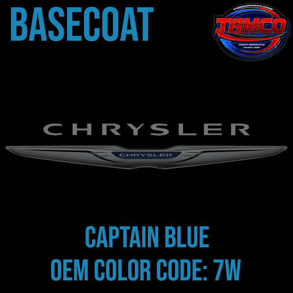 Chrysler Captain Blue | 7W | 1977-1978 | OEM Basecoat