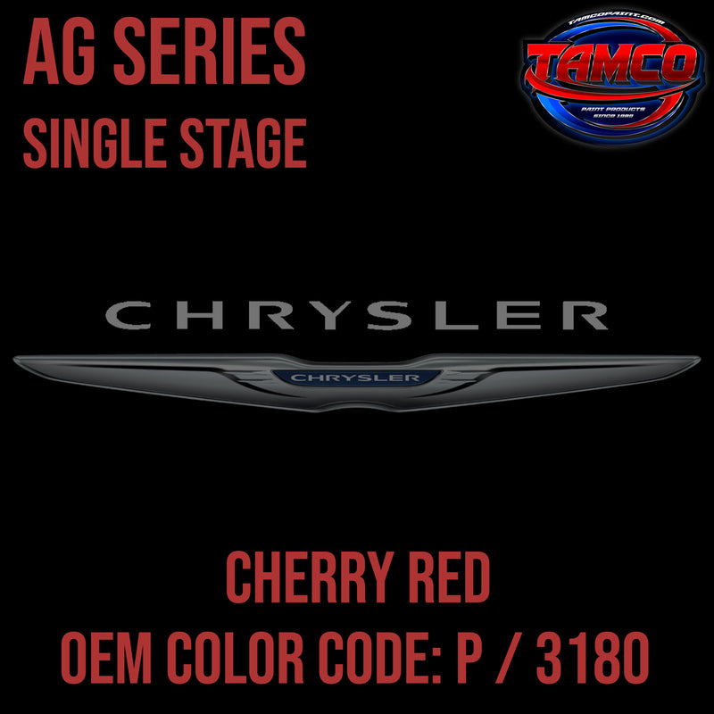 Chrysler Cherry Red | P / 3180 | 1961-1965 | OEM AG Series Single Stage