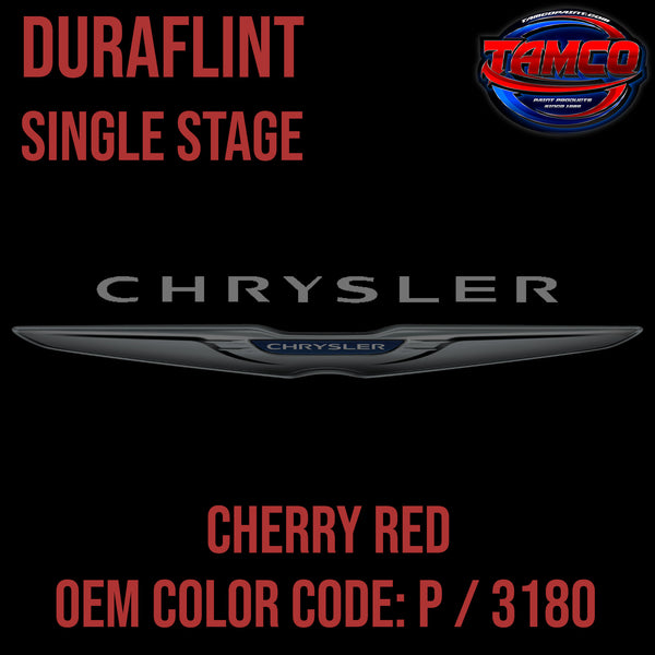 Chrysler Cherry Red | P / 3180 | 1961-1965 | OEM DuraFlint Series Single Stage