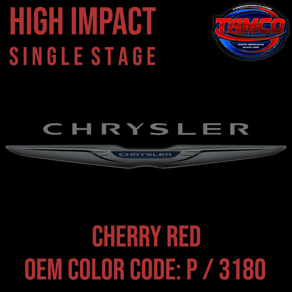 Chrysler Cherry Red | P / 3180 | 1961-1965 | OEM High Impact Single Stage
