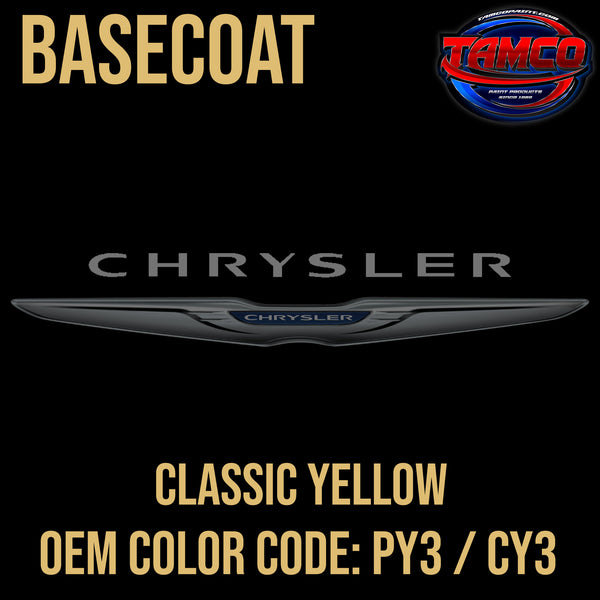 Chrysler Classic Yellow | PY3 / CY3 | 2006-2008 | OEM Basecoat