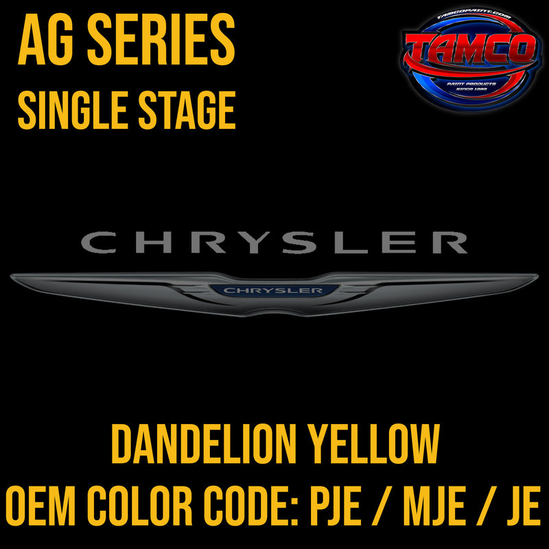 Chrysler Dandelion Yellow | PJE / MJE / JE | 1993-1998 | OEM AG Series Single Stage