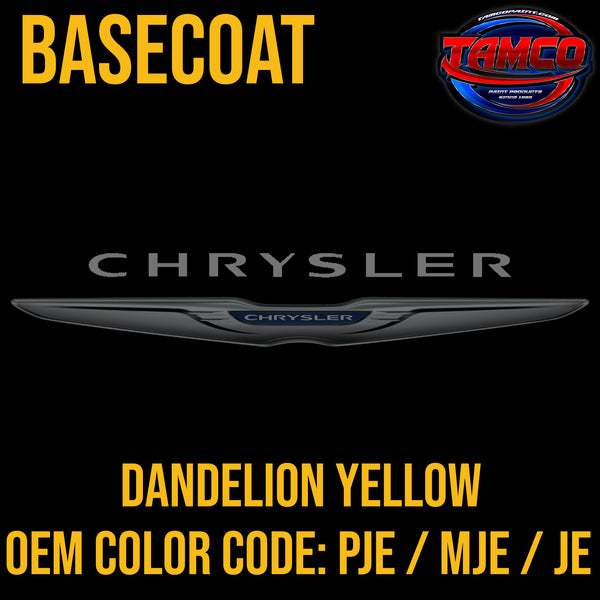 Chrysler Dandelion Yellow | PJE / MJE / JE  | 1993-1998 | OEM Basecoat