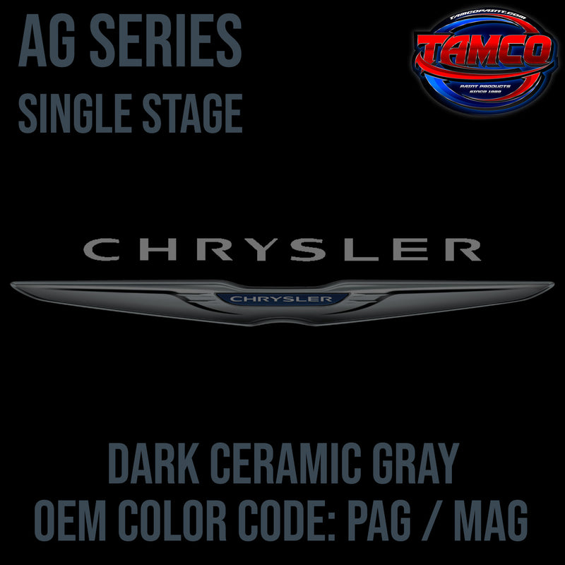 Chrysler Dark Ceramic Gray | PAG / MAG | 2014-2017 | OEM AG Series Single Stage