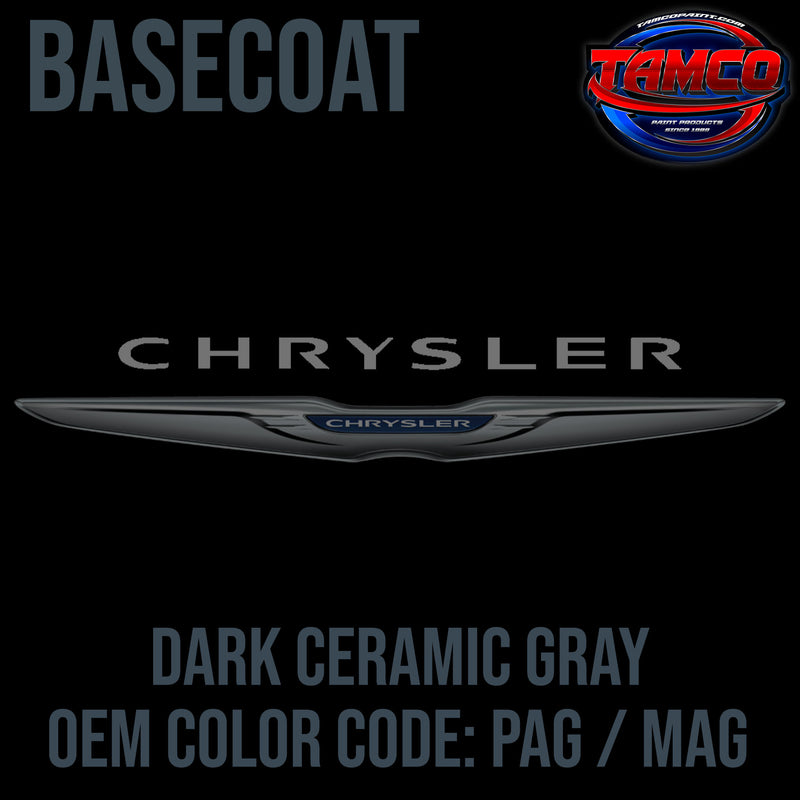 Chrysler Dark Ceramic Gray | PAG / MAG | 2014-2017 | OEM Basecoat