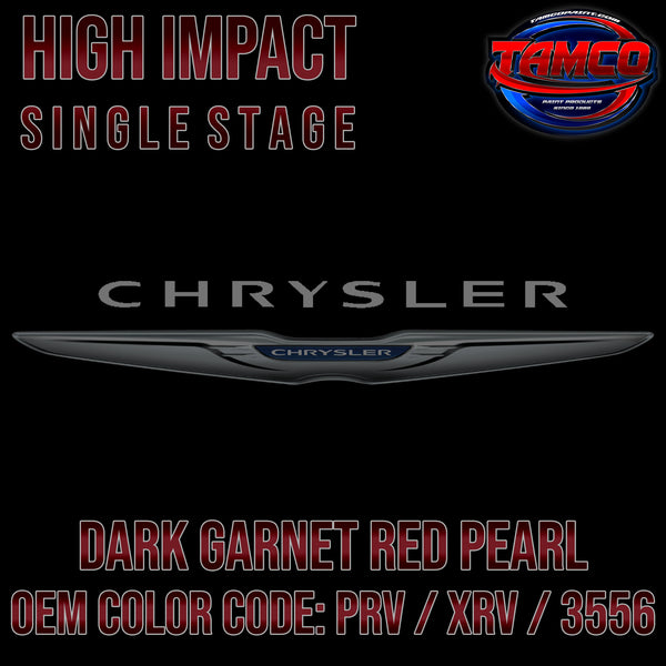 Chrysler Dark Garnet Red Pearl | PRV / XRV / 3556 | 2000-2003 | OEM High Impact Single Stage