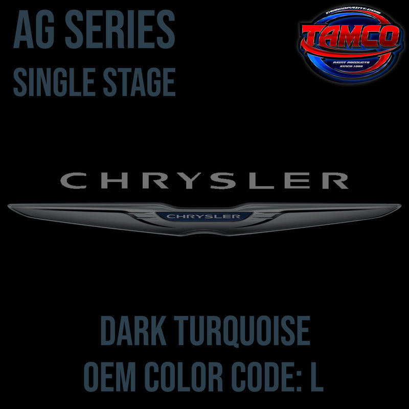 Chrysler Dark Turquoise | L | 1965 | OEM AG Series Single Stage