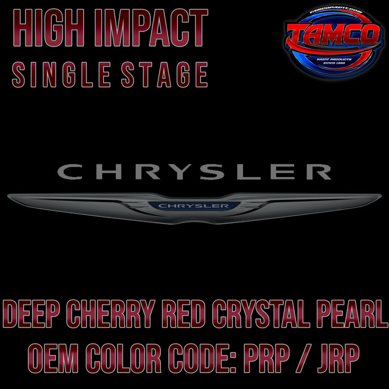 Chrysler Deep Cherry Red Crystal Pearl | PRP / JRP | 2010-2022 | OEM High Impact Single Stage