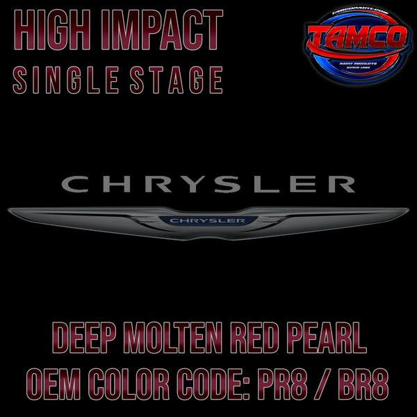 Chrysler Deep Molten Red Pearl | PR8 / BR8 | 2004-2005 | OEM High Impact Single Stage
