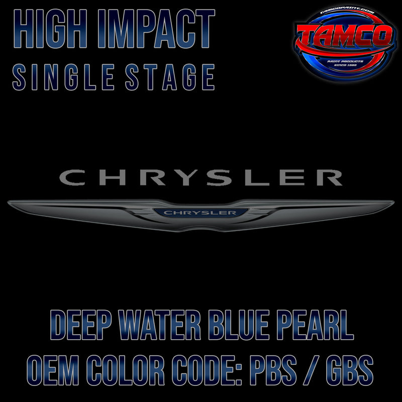 Chrysler Deep Water Blue | PBS / GBS | 2008-2011 | OEM High Impact Single Stage