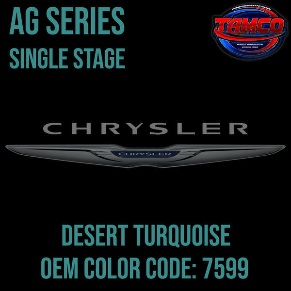 Chrysler Desert Turquoise | 7599 | 1969-1971 | OEM AG Series Single Stage