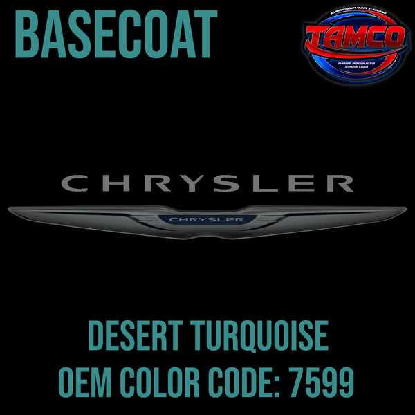 Chrysler Desert Turquoise | 7599 | 1961-1972 | OEM Basecoat