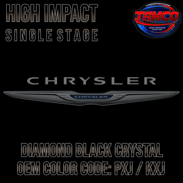 Chrysler Diamond Black Crystal | PXJ / KXJ | 2017-2022 | OEM High Impact Single Stage