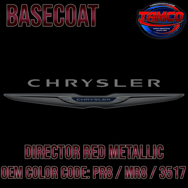 Chrysler Director Red Metallic | PR8 / MR8 / 3517 | 1992-2005 | OEM Basecoat