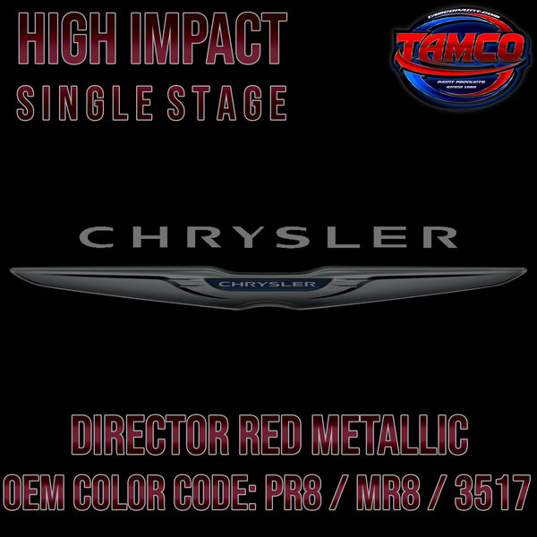 Chrysler Director Red Metallic | PR8 / MR8 / 3517 | 1992-2005 | OEM High Impact Single Stage