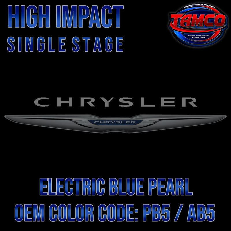 Chrysler Electric Blue Pearl | PB5 / AB5 | 2003-2021 | OEM High Impact Single Stage