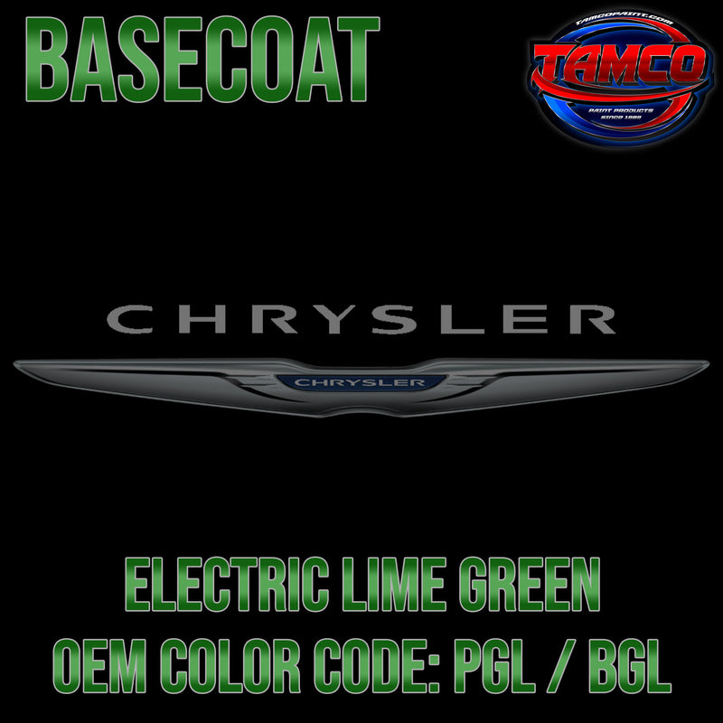Chrysler Electric Lime Green | PGL / BGL | 2004-2005 | OEM Basecoat