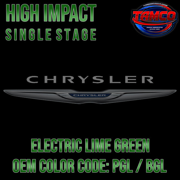 Chrysler Electric Lime Green | PGL / BGL | 2004-2005 | OEM High Impact Single Stage