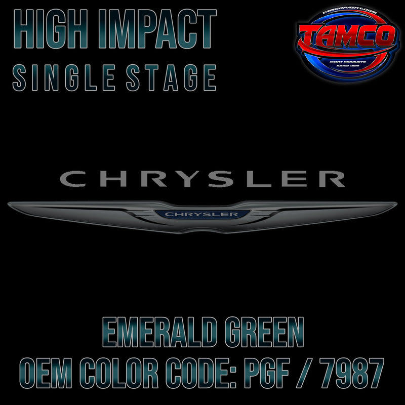 Chrysler Emerald Green | PGF / 7987 | 1992-2000 | OEM High Impact Single Stage