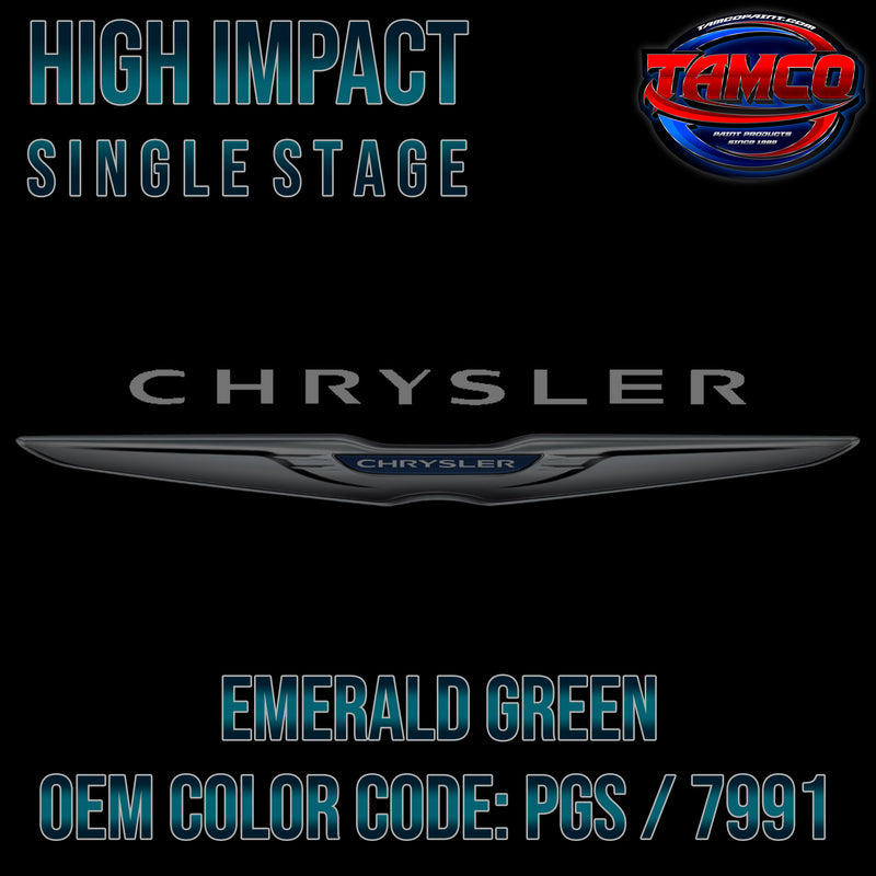 Chrysler Emerald Green | PGS / 7991 | 1994-2000 | OEM High Impact Single Stage
