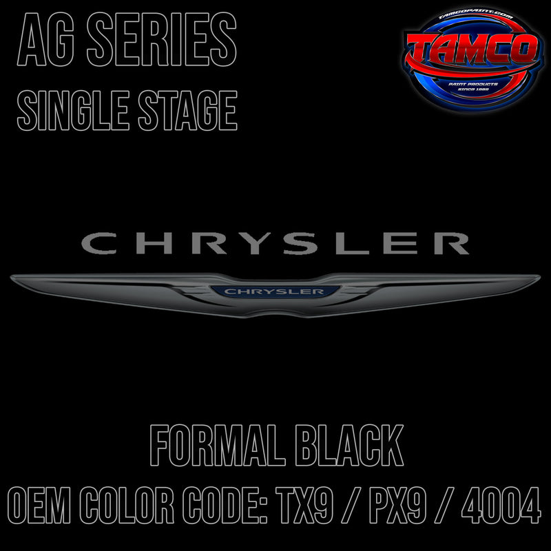 Chrysler Formal Black | TX9 / PX9 / 4004 | 1974-2005 | OEM AG Series Single Stage