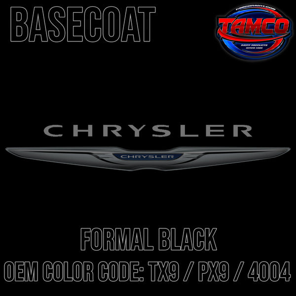 Chrysler Formal Black | TX9 / PX9 / 4004 | 1974-2005 | OEM Basecoat
