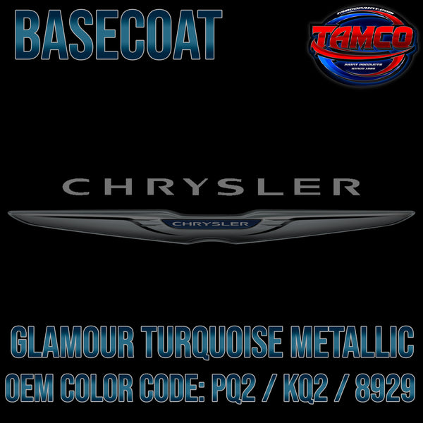 Chrysler Glamour Turquoise Metallic | PQ2 / KQ2 / 8929 | 1991-1994 | OEM Basecoat