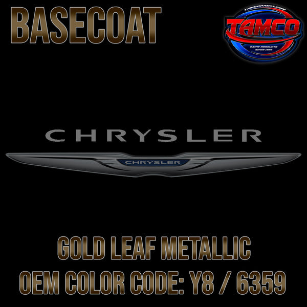 Chrysler Gold Leaf Metallic | Y8 / 6359 | 1971-1972 | OEM Basecoat