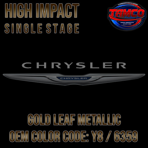 Chrysler Gold Leaf Metallic | Y8 / 6359 | 1971-1972 | OEM High Impact Series Single Stage