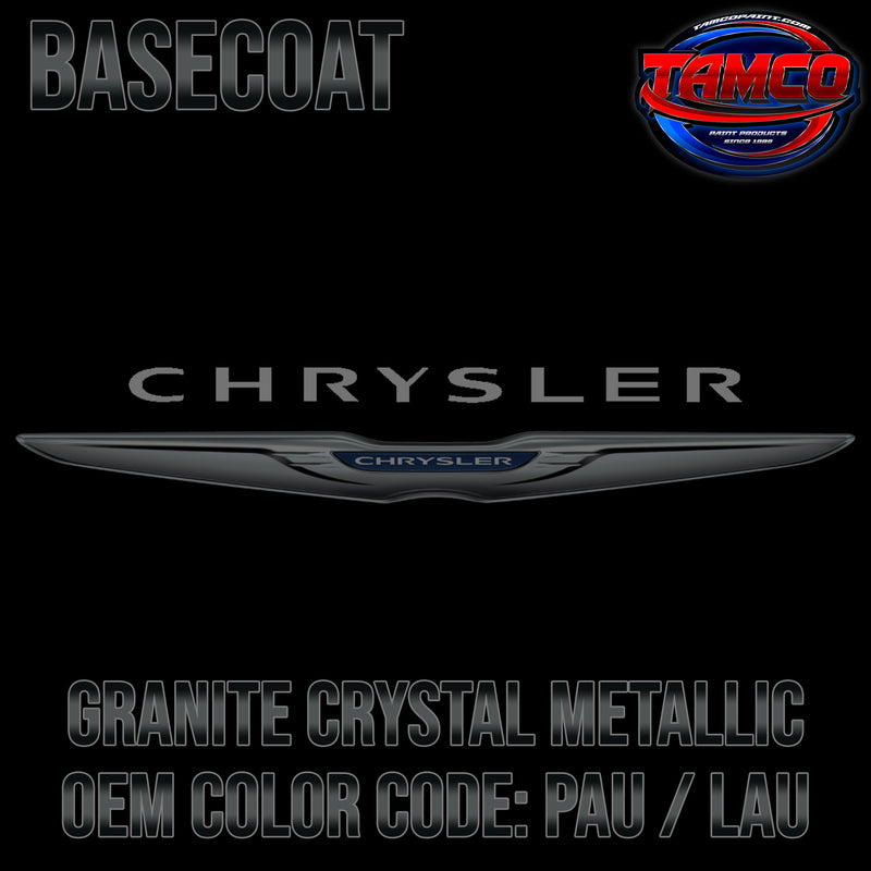 Chrysler Granite Crystal Metallic | PAU / LAU | 2013-2022 | OEM Basecoat