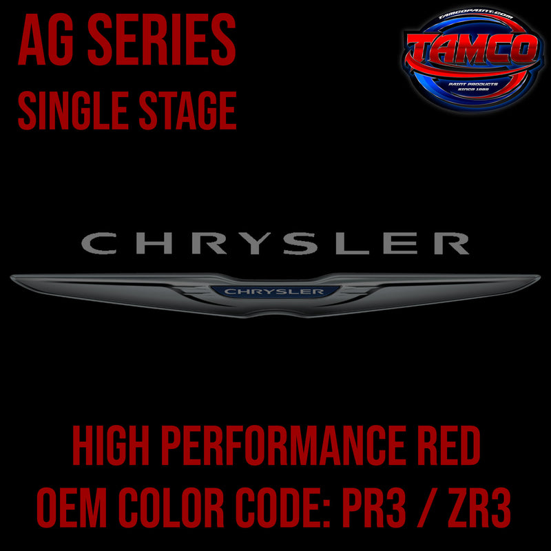 Chrysler High Performance Red | PR3 / ZR3 | 2007-2022 | OEM AG Series Single Stage