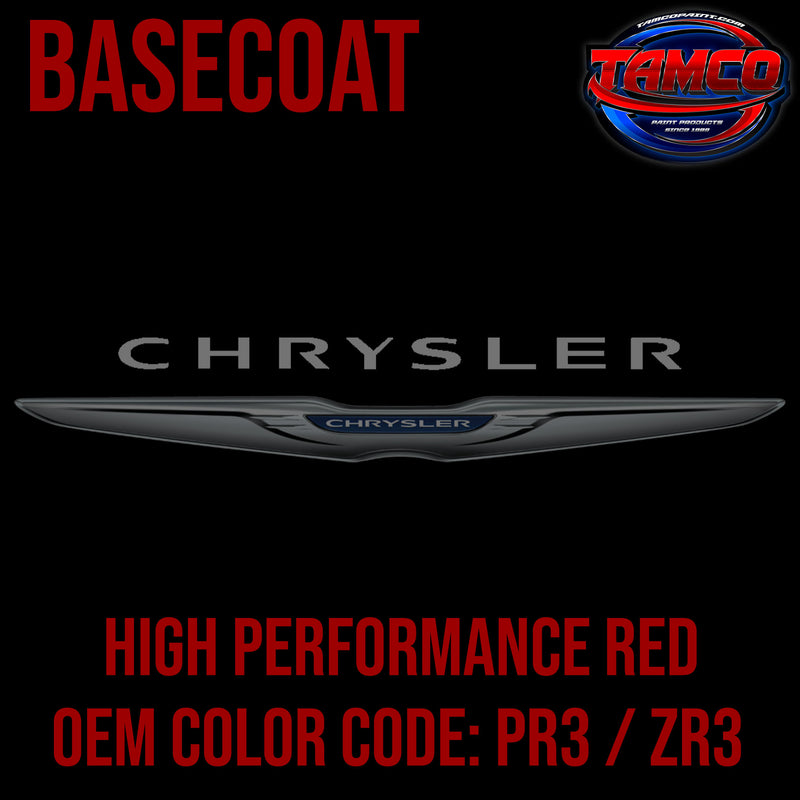 Chrysler High Performance Red | PR3 / ZR3 | 2007-2022 | OEM Basecoat
