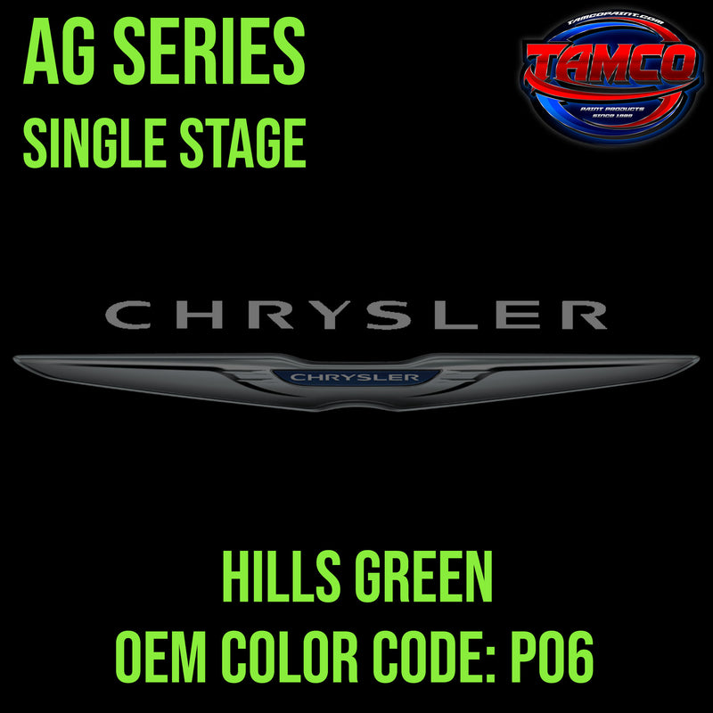 Chrysler Hills Green | P06 | 2012-2022 | OEM AG Series Single Stage