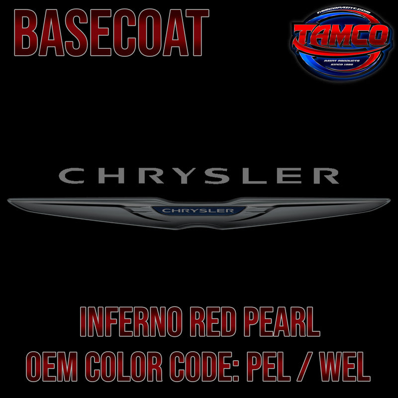 Chrysler Inferno Red Pearl | PEL / WEL | 1999-2011 | OEM Basecoat