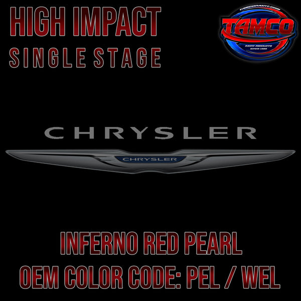 Chrysler Inferno Red Pearl | PEL / WEL | 1999-2011 | OEM High Impact Single Stage