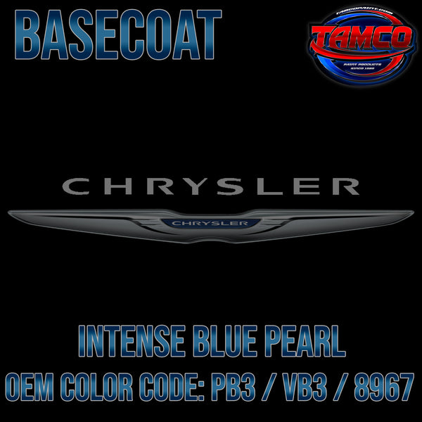 Chrysler Intense Blue Pearl | PB3 / VB3 / 8967 | 1998-2003 | OEM Basecoat