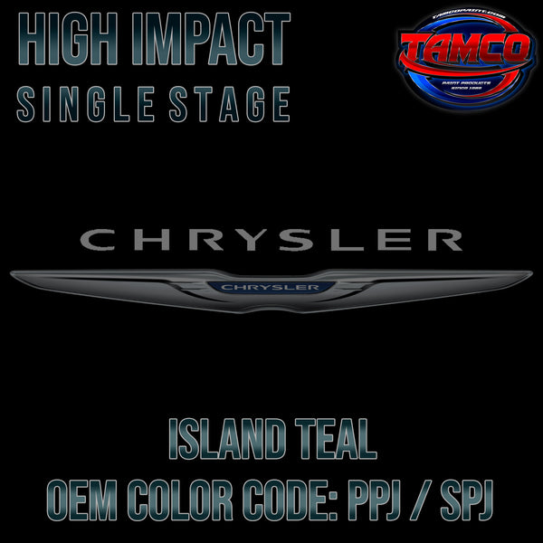 Chrysler Island Teal | PPJ / SPJ | 1996-1999 | OEM High Impact Single Stage